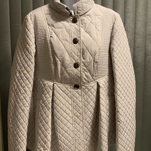 Burberry Quilted Peplum Jacket